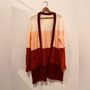 J. Crew color block cardigan